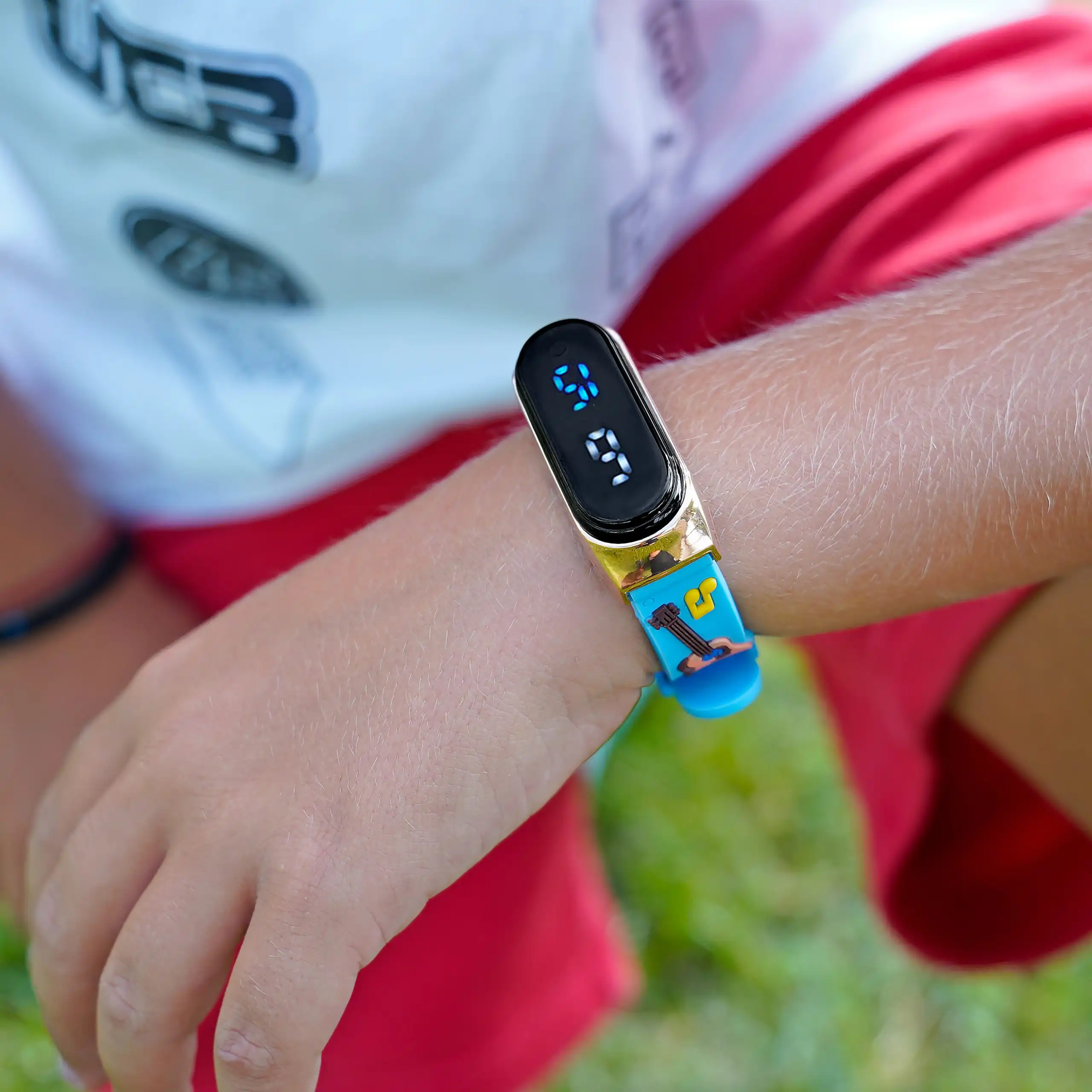 Sequoia Αδιάβροχο Ρολόι LED με Λουράκι Καουτσούκ και Σχέδιο AG-131 γαλάζιο Sequoia Αδιάβροχο Ρολόι LED με Λουράκι Καουτσούκ και Σχέδιο AG-131 γαλάζιο