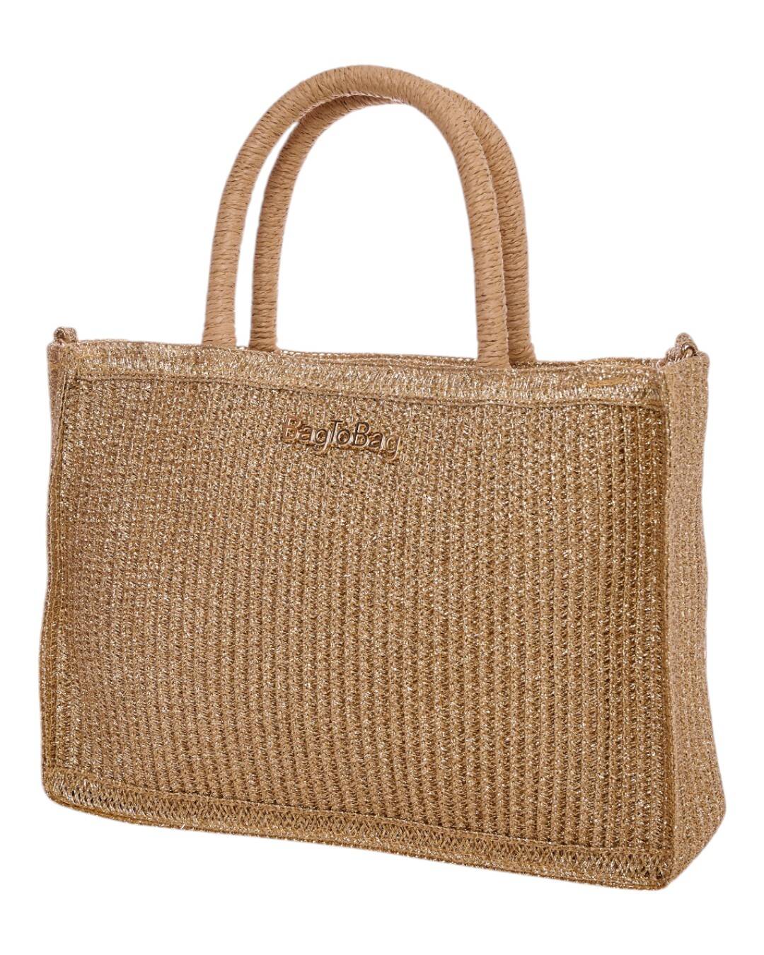 Ψάθινος τσαντα ώμου CN25011 – Χρυσό Ψάθινος τσαντα ώμου CN25011 – Χρυσό