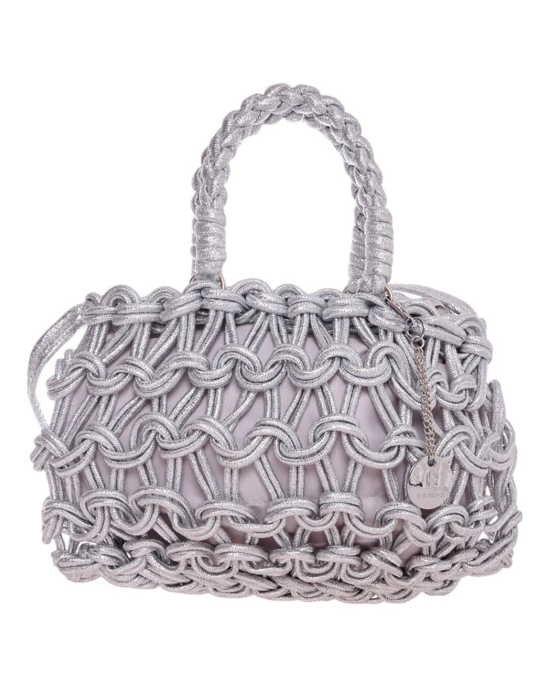 Ψάθινος τσαντα ώμου CN25011 – Ασημί Ψάθινος τσαντα ώμου CN25011 – Ασημί
