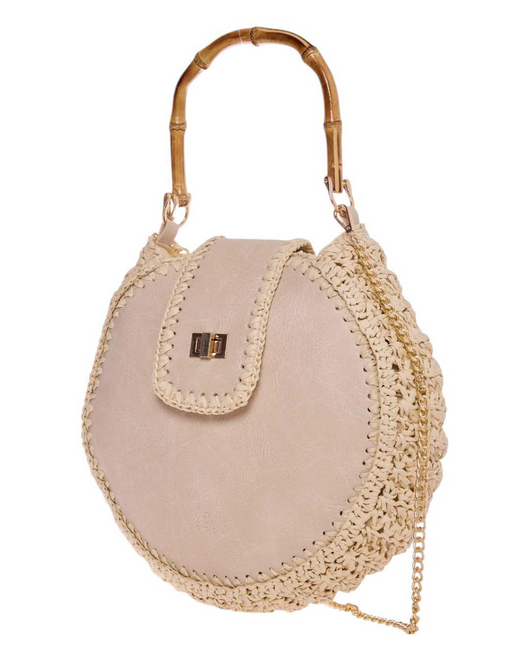 Ψάθινη Τσάντα Ώμου CN2402 – Μπέζ Ψάθινη Τσάντα Ώμου CN2402 – Μπέζ