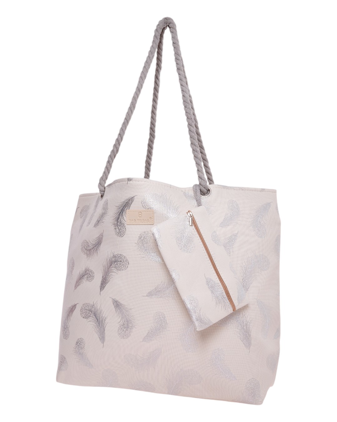 Τσάντα θαλάσσης 9602 – Ασημί