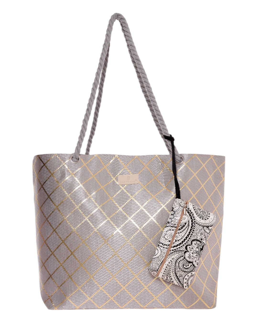 Τσάντα θαλάσσης 9610 – Ασημί