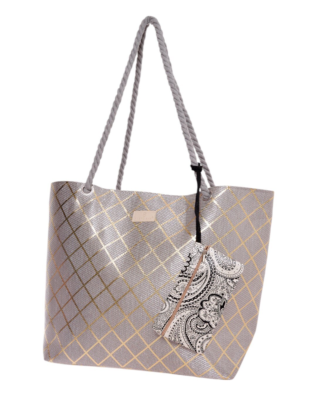 Τσάντα θαλάσσης 9610 – Ασημί