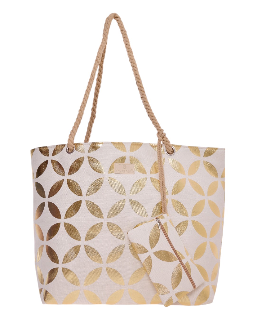 Τσάντα θαλάσσης 9629 – Χρυσό