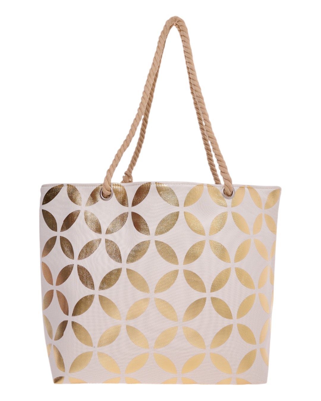 Τσάντα θαλάσσης 9629 - Χρυσό