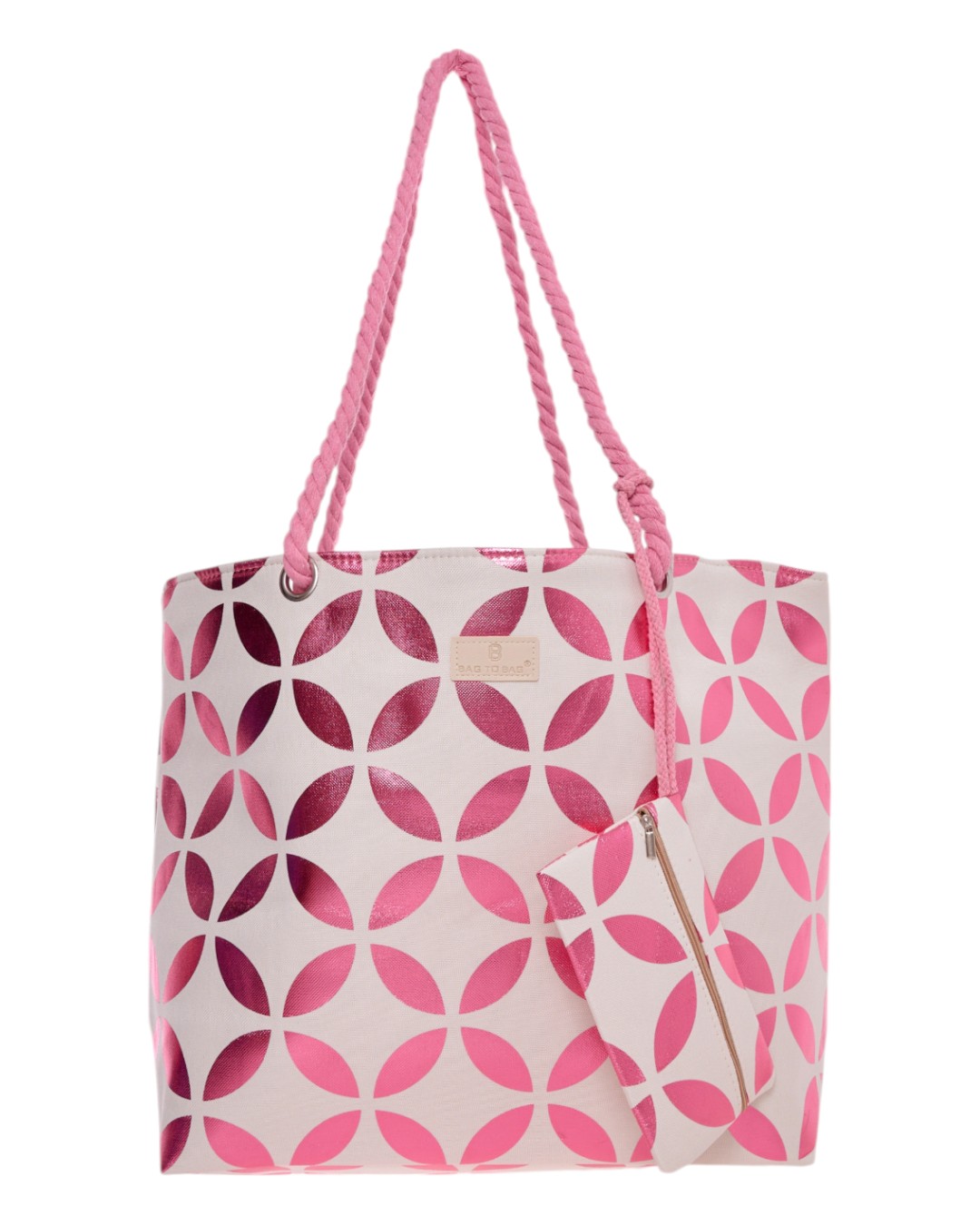 Τσάντα θαλάσσης 9629 – Ροζ