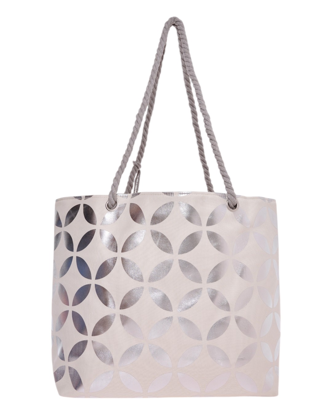 Τσάντα θαλάσσης 9629 - Ασημί