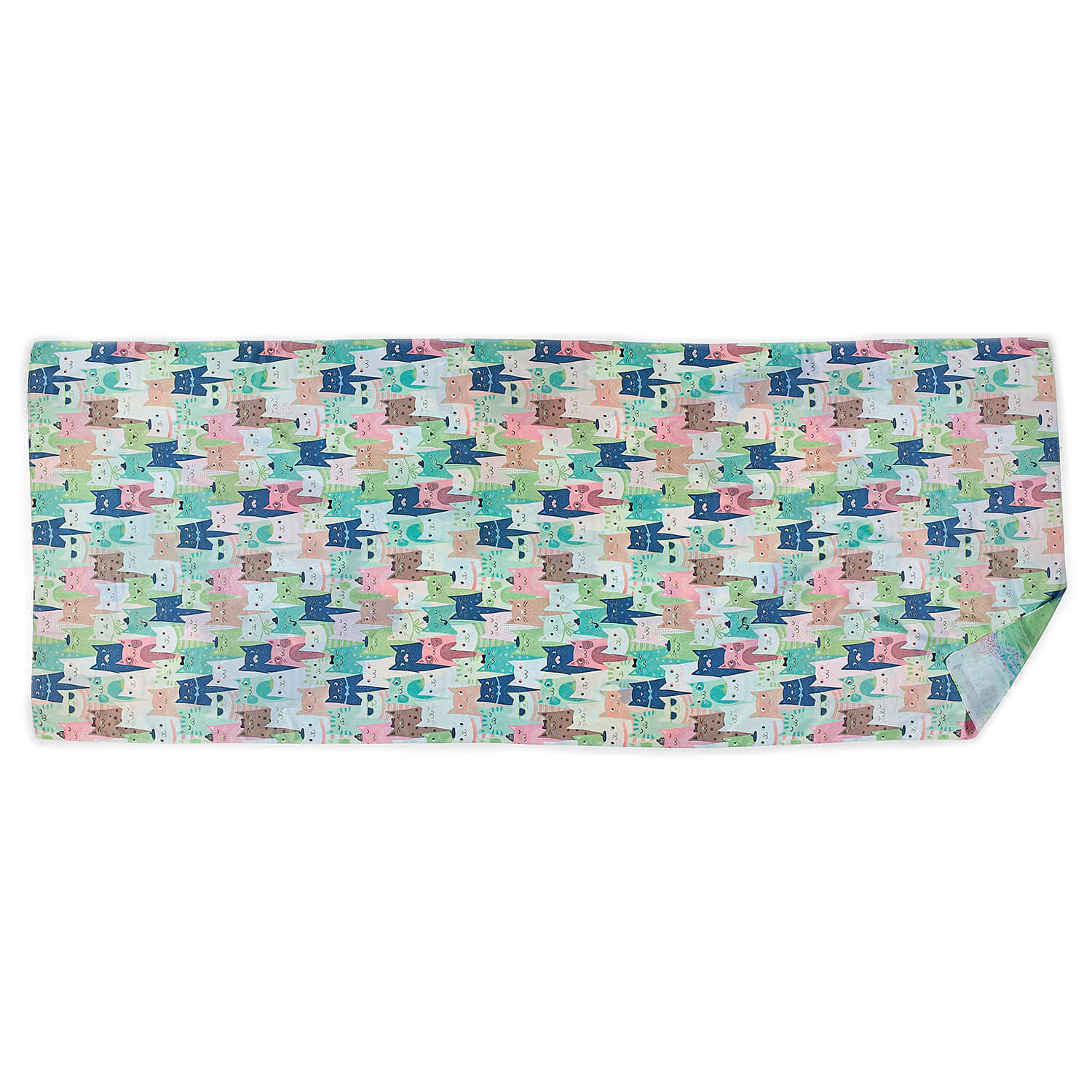 Sequoia Γυναίκεια εσάρπα διπλής όψης με digital print cats Sequoia Γυναίκεια εσάρπα διπλής όψης με digital print cats