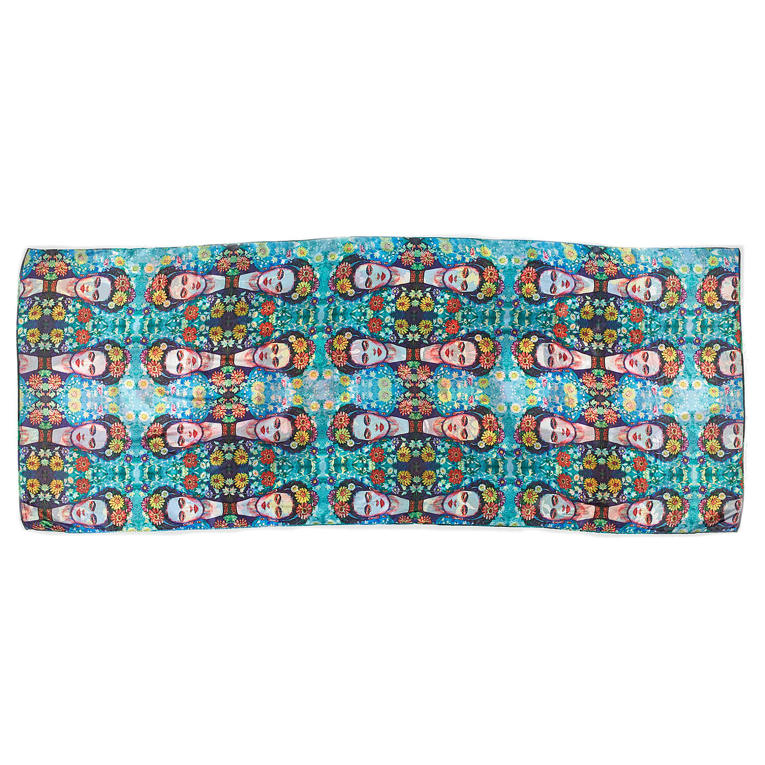 Sequoia Γυναίκεια εσάρπα διπλής όψης  με digital print frida