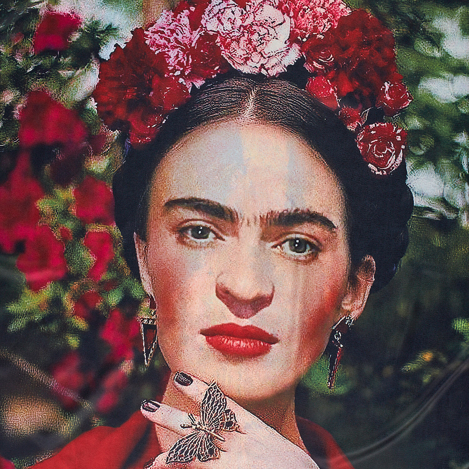 Sequoia Γυναίκεια εσάρπα διπλής όψης με digital print frida Sequoia Γυναίκεια εσάρπα διπλής όψης με digital print frida