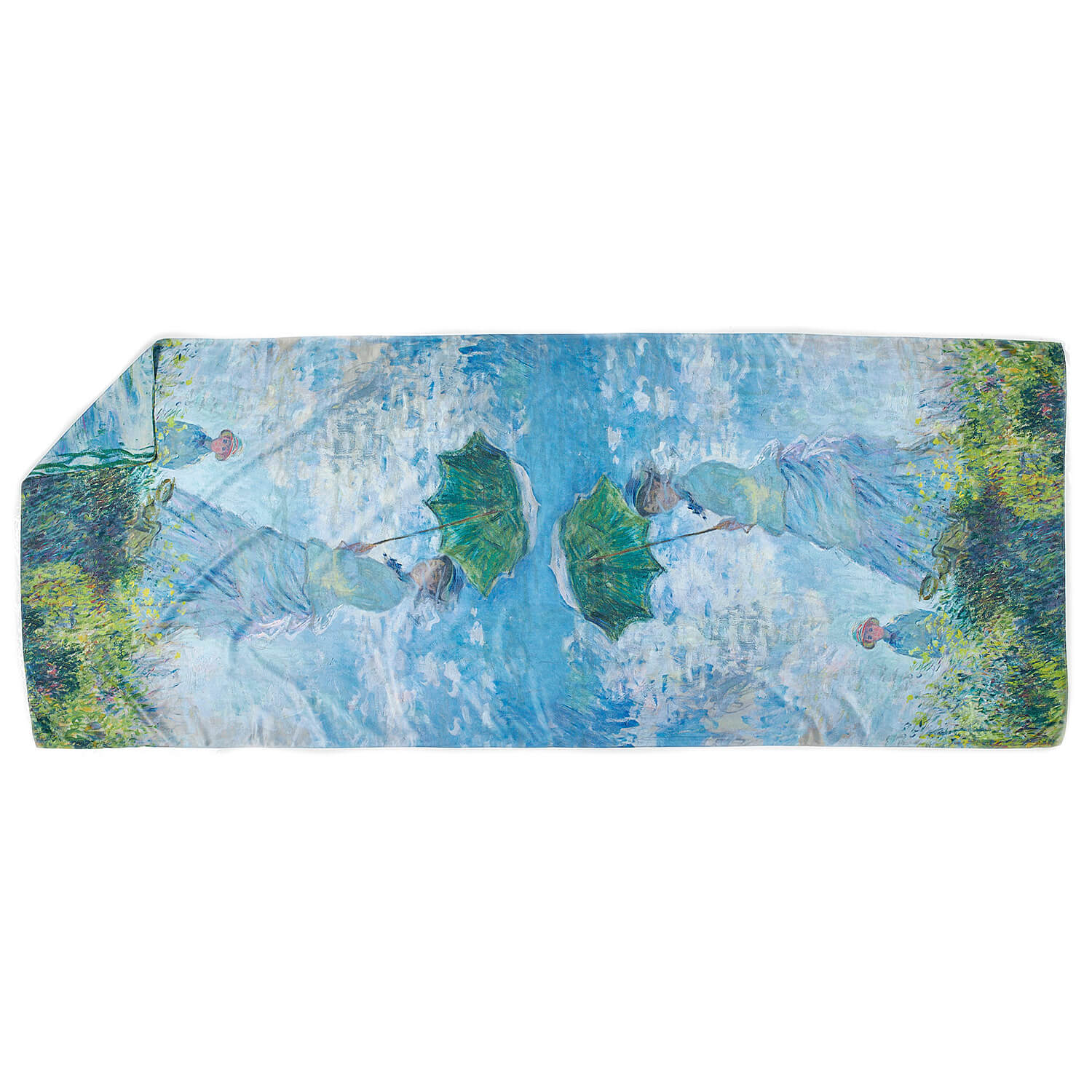 Sequoia Γυναίκεια εσάρπα διπλής όψης  με digital print Woman with a Parasol – Madame Monet and her Son” – Claude Monet