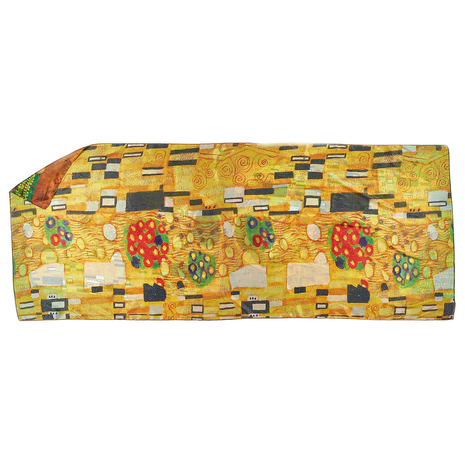 Sequoia Γυναίκεια εσάρπα διπλής όψης με digital print The Kiss by Gustav Klimt Sequoia Γυναίκεια εσάρπα διπλής όψης με digital print The Kiss by Gustav Klimt