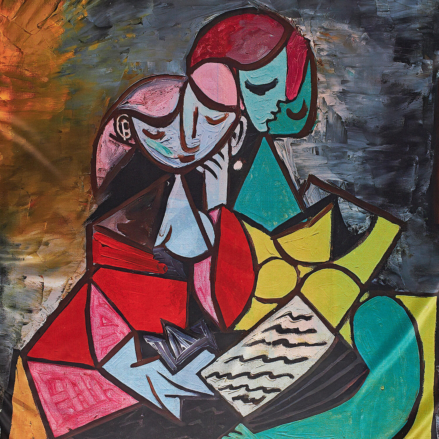 Sequoia Γυναίκεια εσάρπα διπλής όψης με digital print La Lecture, Pablo Picasso Sequoia Γυναίκεια εσάρπα διπλής όψης με digital print La Lecture, Pablo Picasso