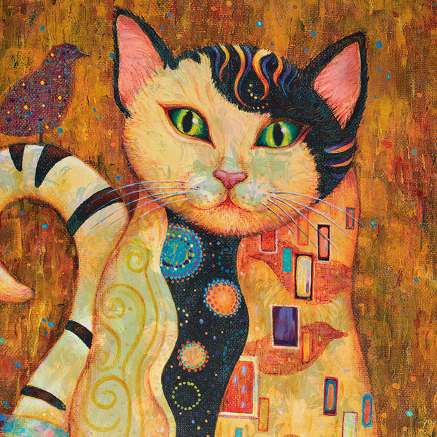 Sequoia Γυναίκεια εσάρπα διπλής όψης με digital print gustav klimt kat Sequoia Γυναίκεια εσάρπα διπλής όψης με digital print gustav klimt kat