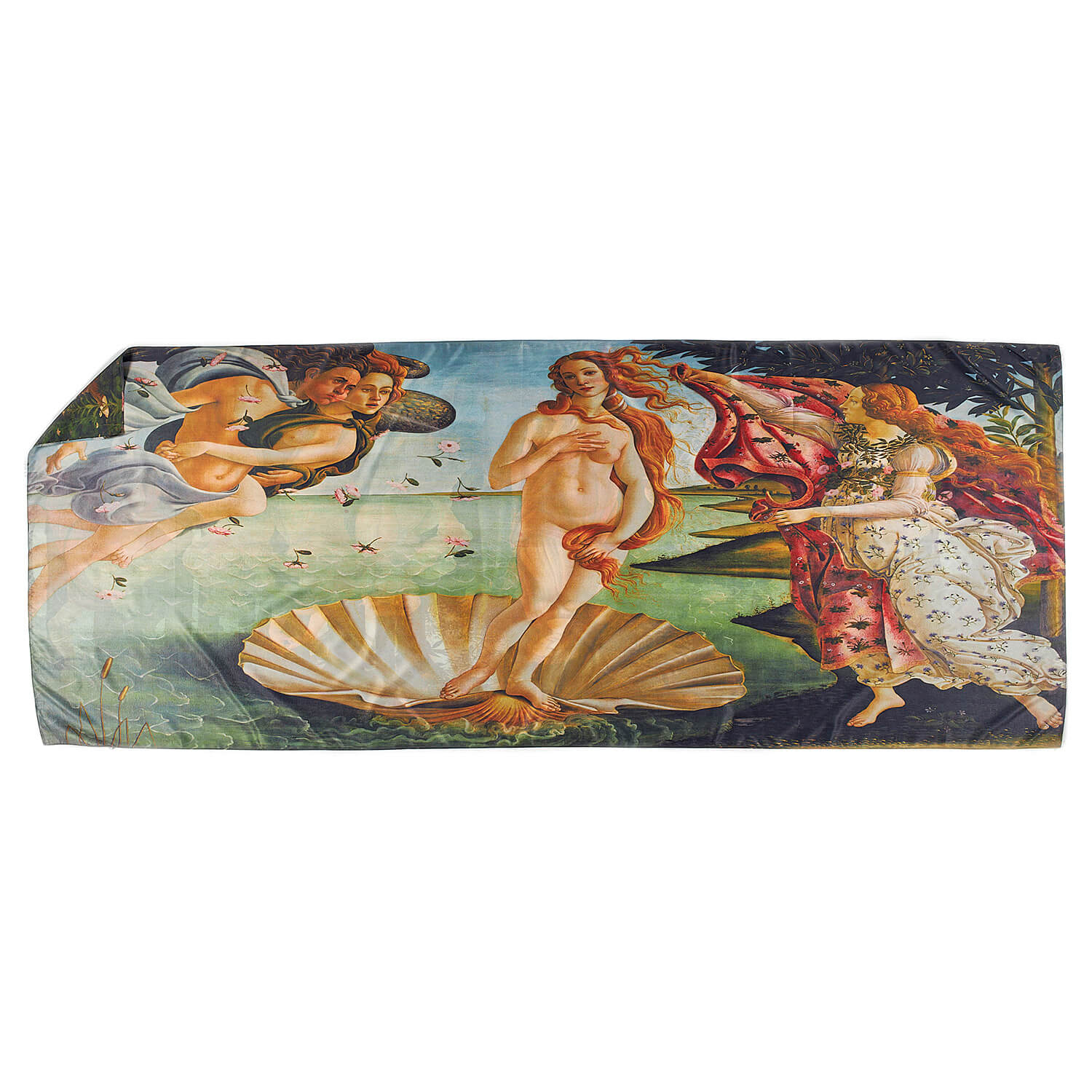 Sequoia Γυναίκεια εσάρπα διπλής όψης με digital print Birth Of Venus, Venus, By Botticelli Sequoia Γυναίκεια εσάρπα διπλής όψης με digital print Birth Of Venus, Venus, By Botticelli