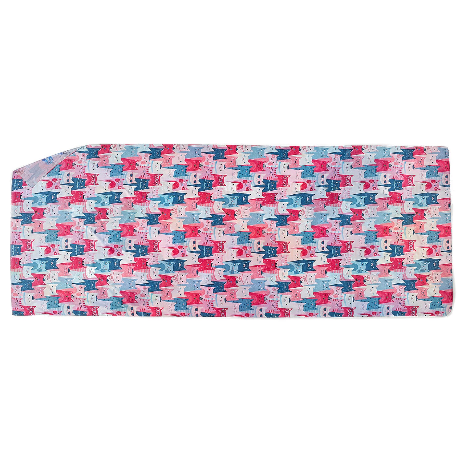 Sequoia Γυναίκεια εσάρπα διπλής όψης με digital print cats Sequoia Γυναίκεια εσάρπα διπλής όψης με digital print cats