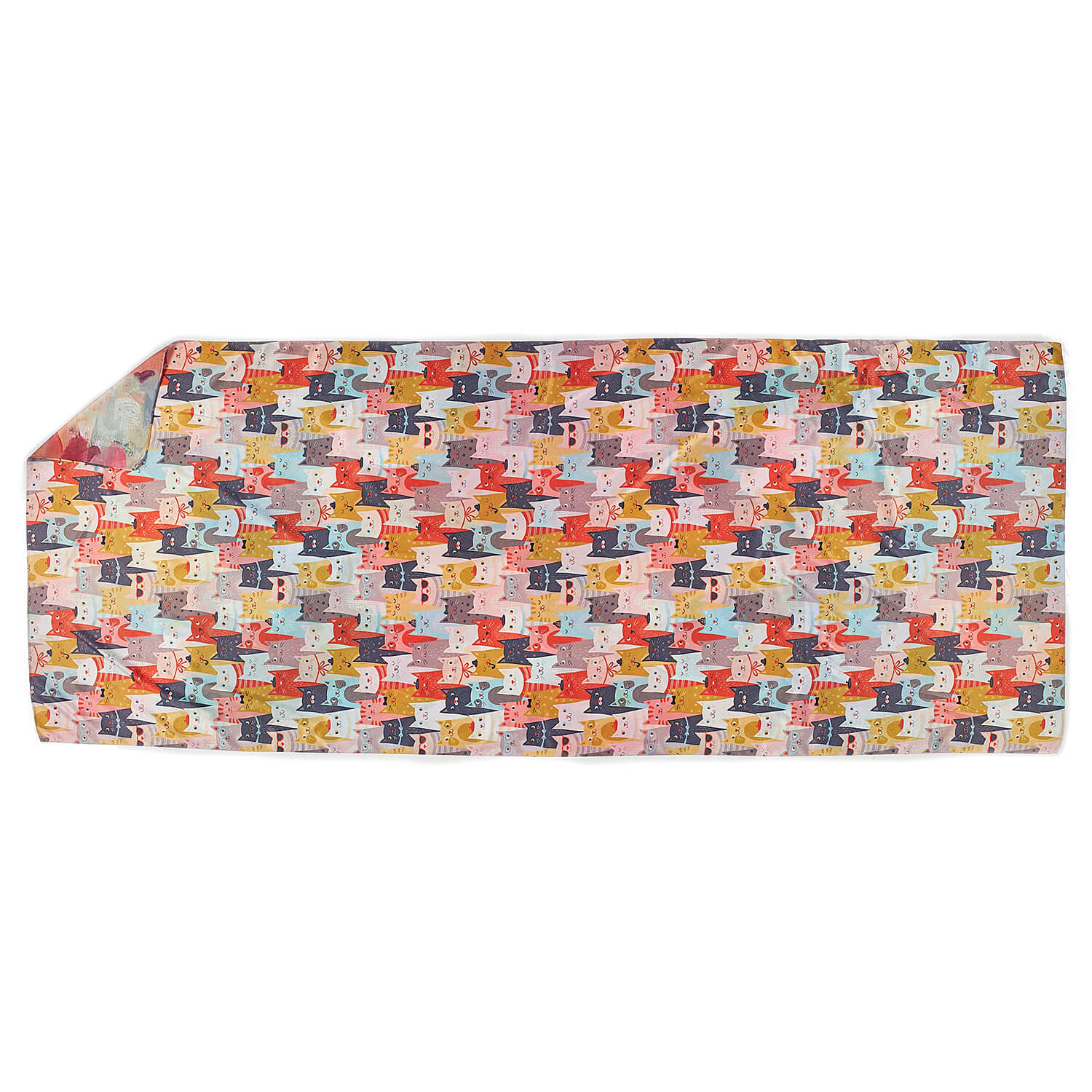 Sequoia Γυναίκεια εσάρπα διπλής όψης με digital print cats Sequoia Γυναίκεια εσάρπα διπλής όψης με digital print cats