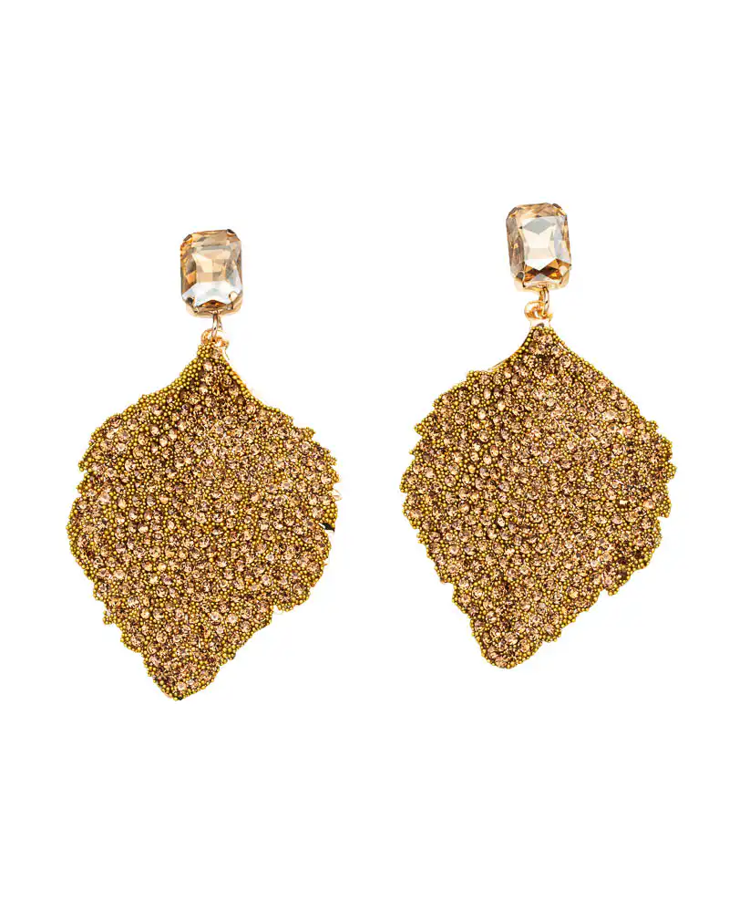 Sequoia Γυναικείο Υποαλλεργικό σκουλαρίκι με σμάλτο σε σχήμα φύλλου ER-0010-1 Χρυσό Sequoia Γυναικείο Υποαλλεργικό σκουλαρίκι με σμάλτο σε σχήμα φύλλου ER-0010-1 Χρυσό