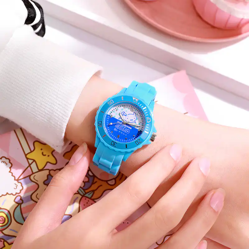 Παιδικό Αδιάβροχο Ρολόι με κινούμενα σχέδια AG-040 κόκκινο