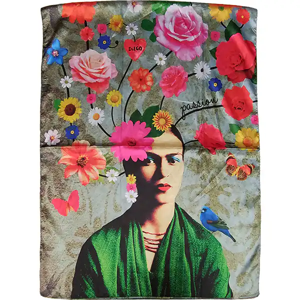 Sequoia Γυναικεία Πασμίνα Διπλής Όψης Frida kahlo 06-25 multi color