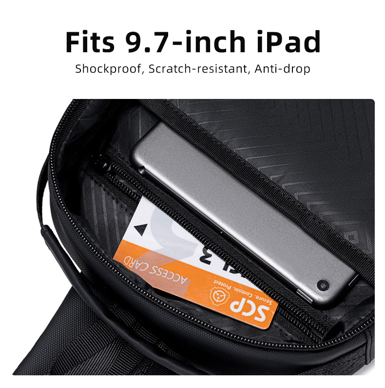 GOLDEN WOLF τσάντα Crossbody GXB00725, 4L, μαύρη