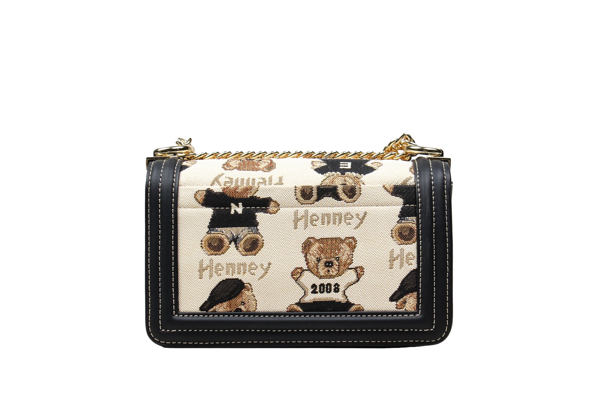 Τσάντα Χιαστί Με Καπάκι Password Henney Bear