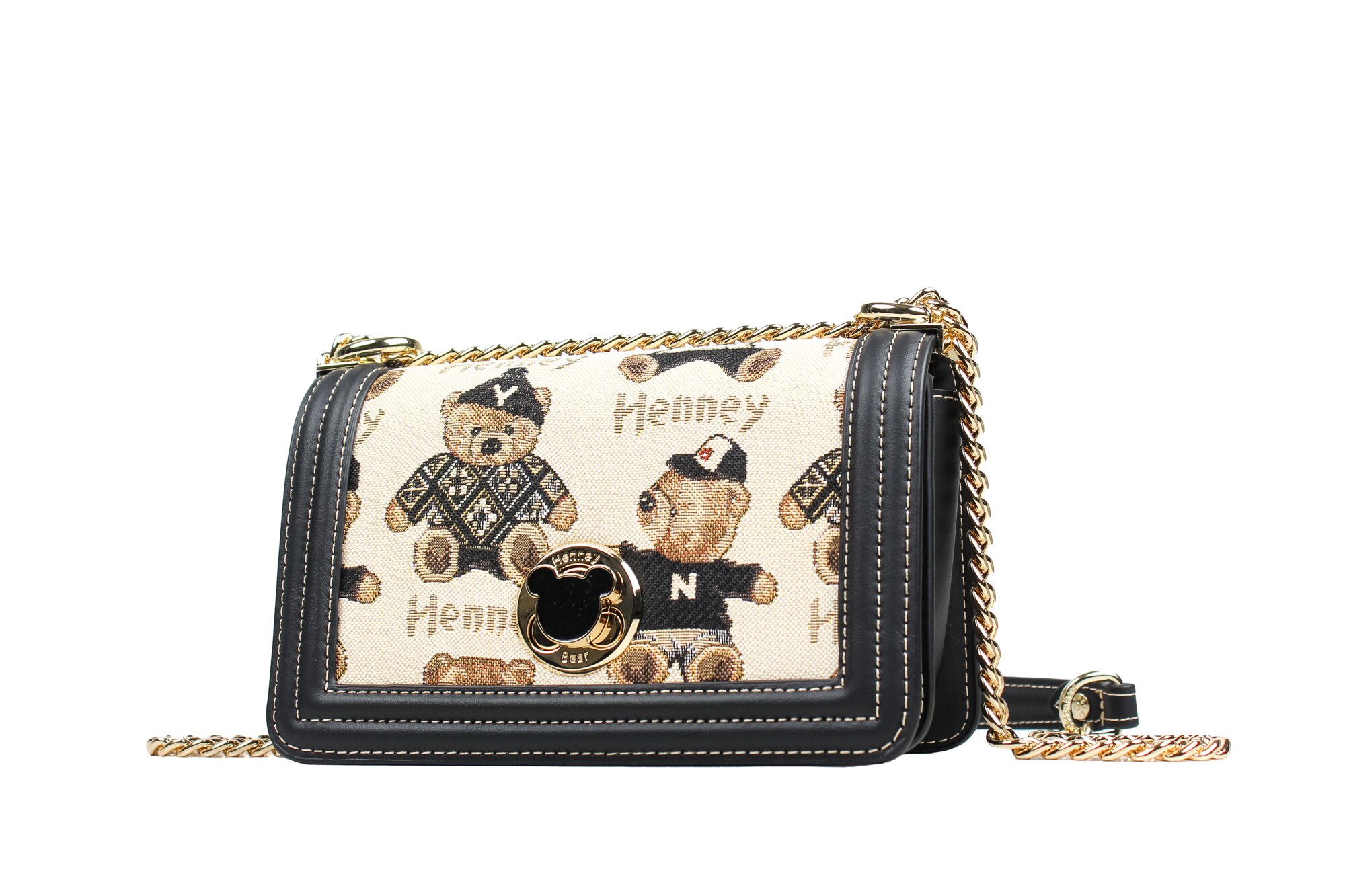 Τσάντα Χιαστί Με Καπάκι Password Henney Bear Τσάντα Χιαστί Με Καπάκι Password Henney Bear