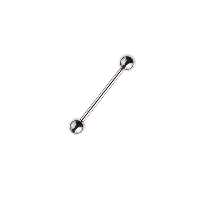 Sequoia Σκουλαρίκι Piercing barbell/μπάρα  Ατσάλι I-00402 (1.6*18*5)