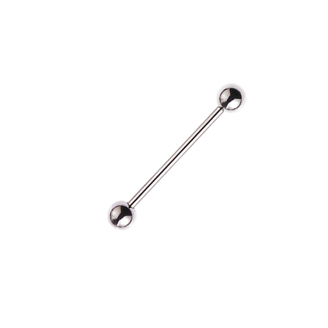 Sequoia Σκουλαρίκι Piercing barbell/μπάρα  Ατσάλι I-00403 (1.6*22*5)