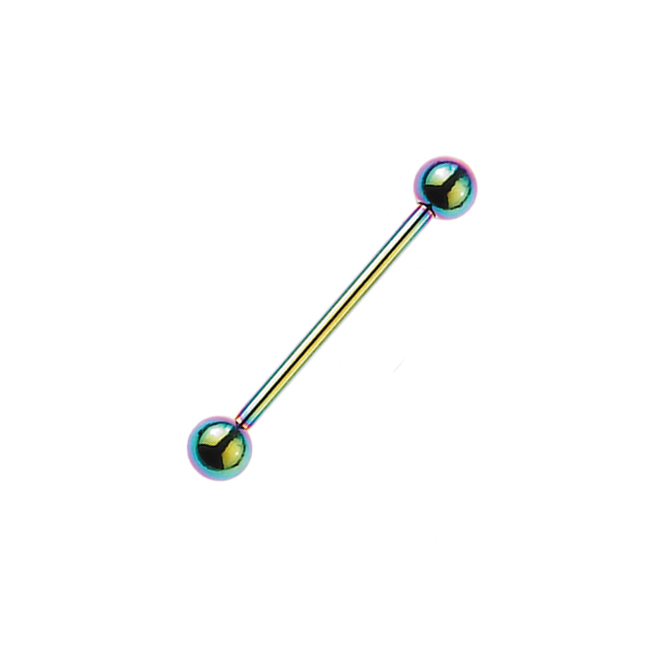 Sequoia Σκουλαρίκι Piercing barbell/μπάρα  Ατσάλι I-00403-2 (1.6*22*5)