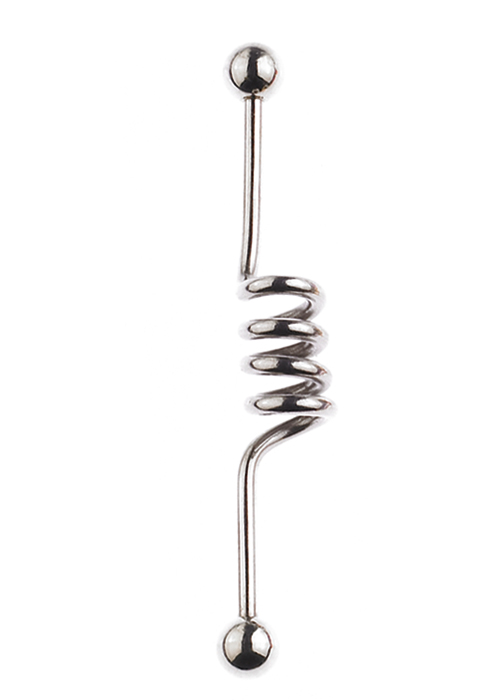 Sequoia Σκουλαρίκι Piercing barbell/μπάρα Ατσάλι  I-00426 (1.6*40*5*)