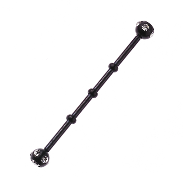 Sequoia Σκουλαρίκι Piercing barbell/μπάρα Ατσάλι I-00472-2 (1.6*45*5*5)
