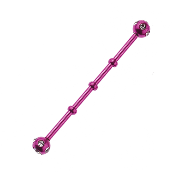 Sequoia Σκουλαρίκι Piercing barbell/μπάρα Ατσάλι I-00472-3 (1.6*45*5*5)