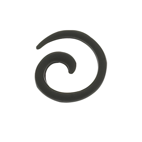 Sequoia Σκουλαρίκι Piercing Ατσάλι  Spiral Ear Stretcher Black I-01902 3mm
