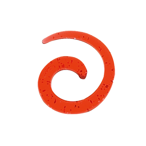 Sequoia Σκουλαρίκι Piercing Ατσάλι  Spiral Ear Stretcher red  I-01904 4mm