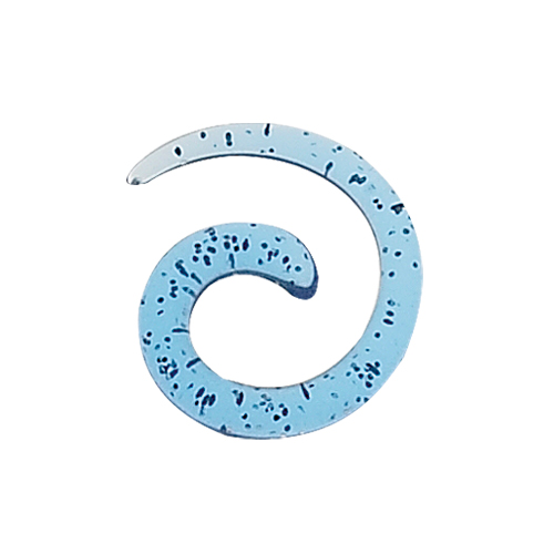 Sequoia Σκουλαρίκι Piercing Ατσάλι  Spiral Ear Stretcher Blue I-01906 4mm