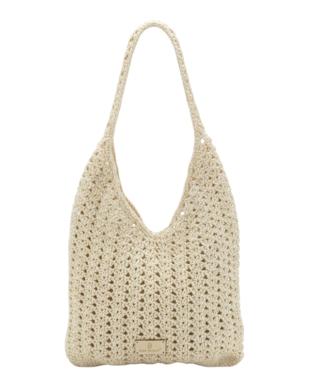 Ψάθινη τσάντα ώμου XY-2658 – Μπέζ