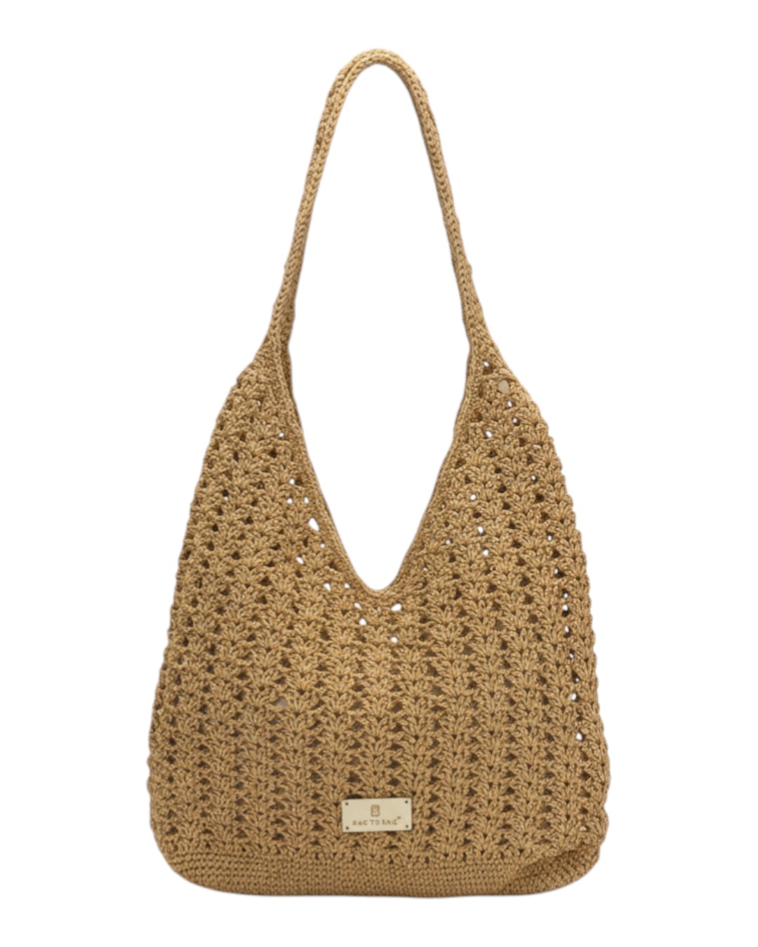 Ψάθινη τσάντα ώμου XY-2658 – Χακί