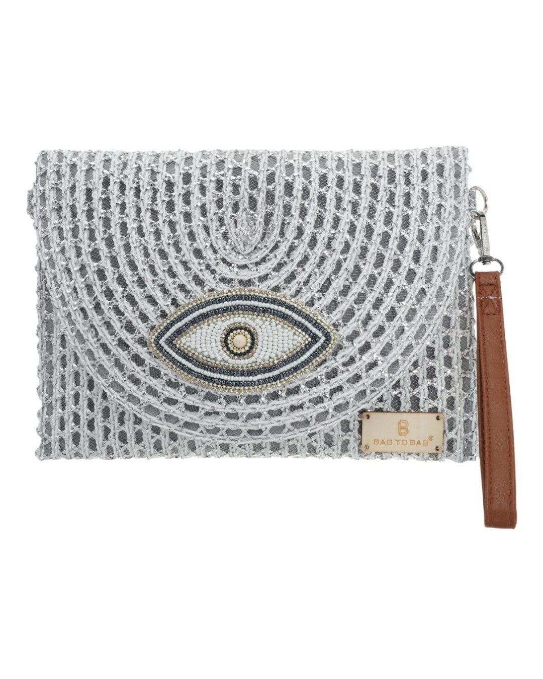 Τσάντα χειρός XY-2620 – Ασημί