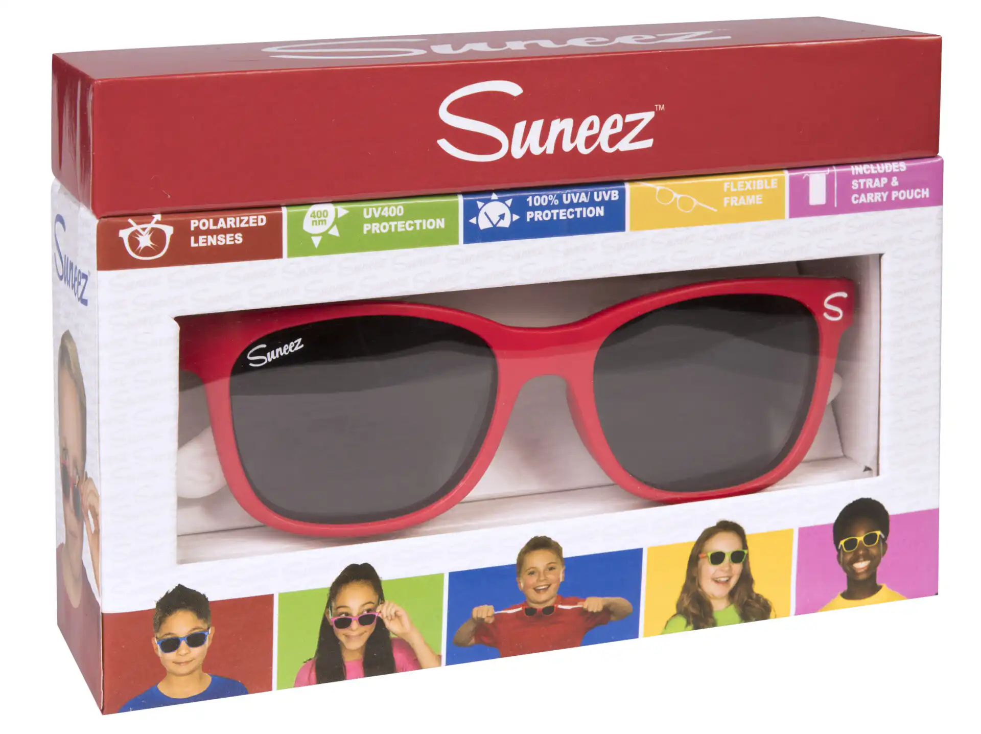 Suneez - Ivica Polarized Παιδικά γυαλιά ηλίου για αγόρια κορίτσια ηλικίας 8-12 ετών, 100% προστασία UV.