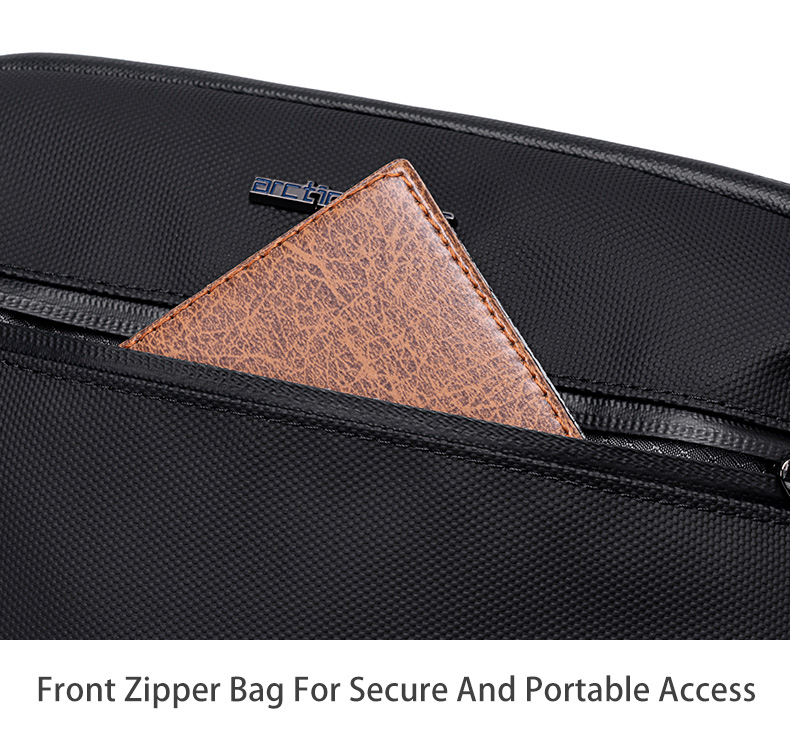 ARCTIC HUNTER τσάντα χειρός K00613, 2.7L, μαύρη