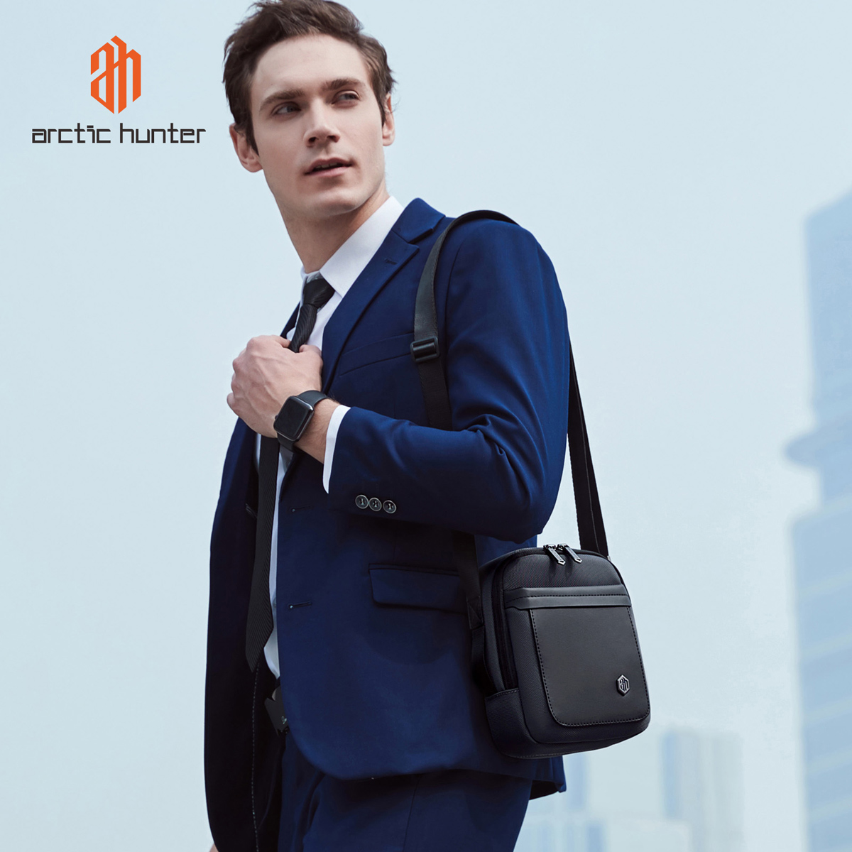 ARCTIC HUNTER τσάντα ώμου K00688, 2L, γκρι