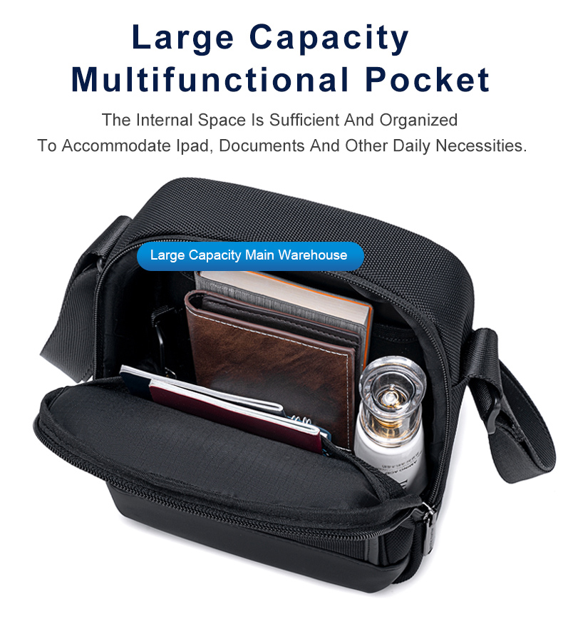 ARCTIC HUNTER τσάντα ώμου K00689, 2.7L, γκρι