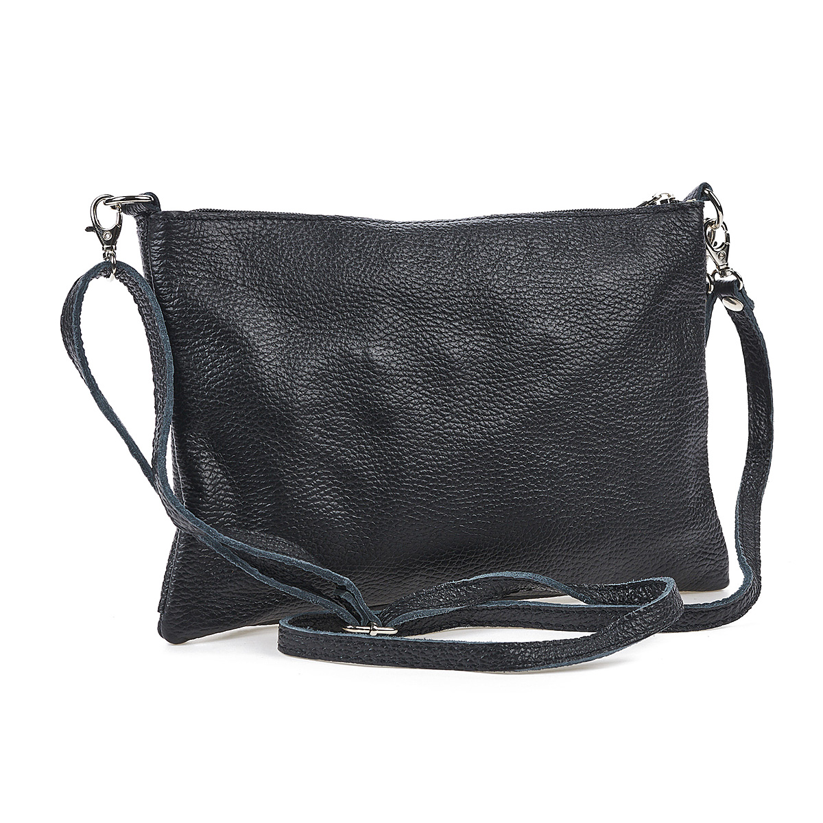 Sequoia Δερμάτινο χιαστί τσαντάκι seq-16-1001 Μαύρο