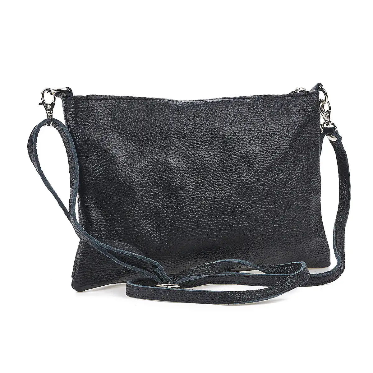 Sequoia Δερμάτινο χιαστί τσαντάκι seq-16-1001 Μαύρο