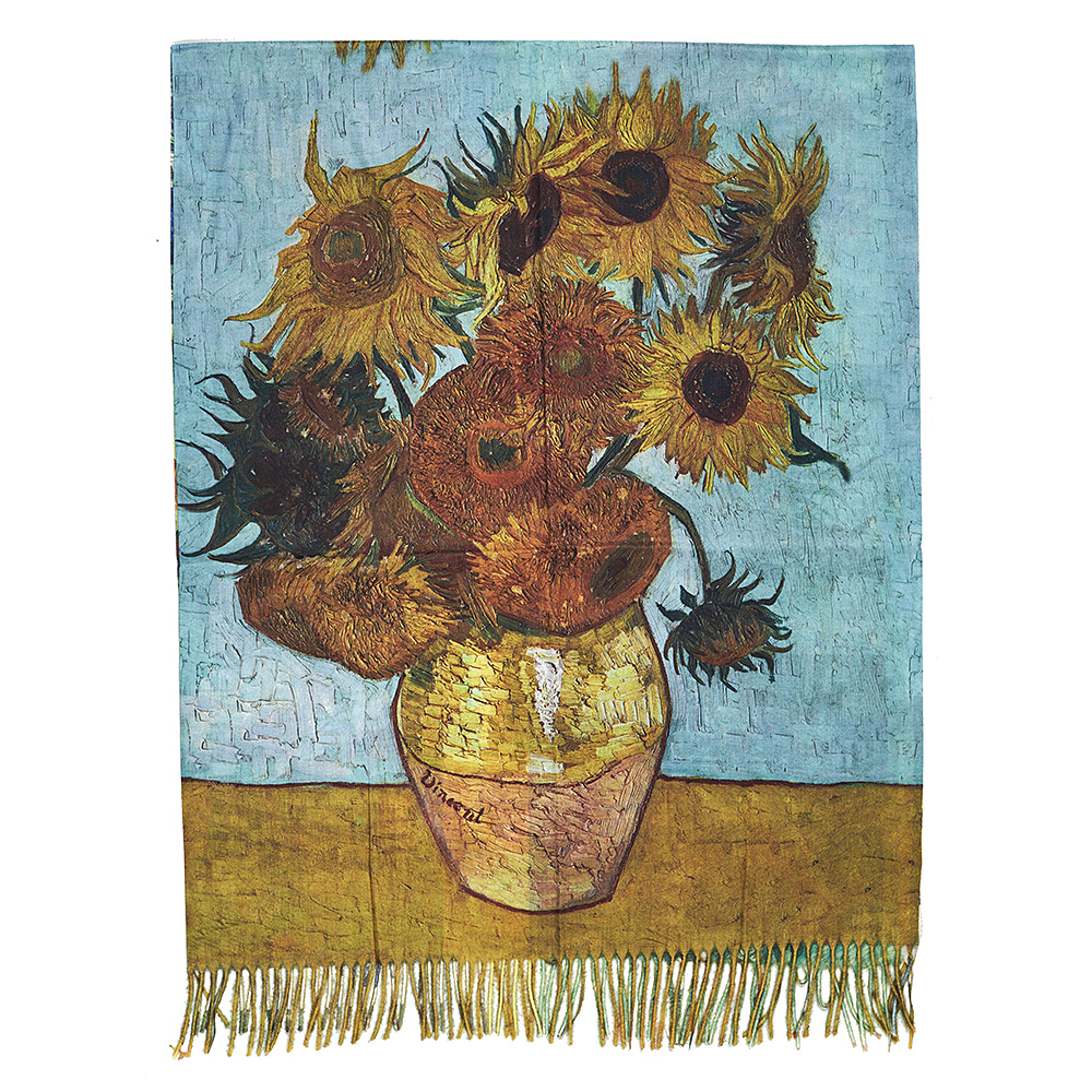 Sequoia Γυναικεία Πασμίνα -Van Gogh Sunflowers (1887)