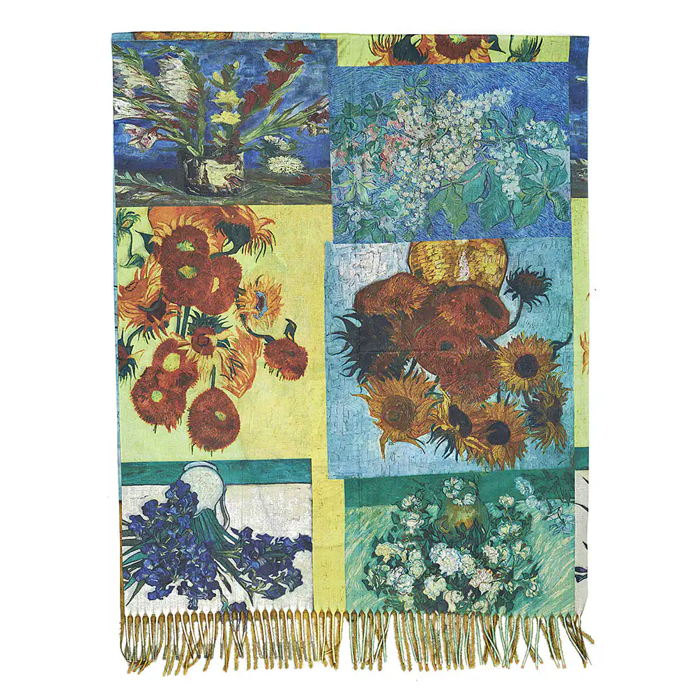 Sequoia Γυναικεία Πασμίνα -Van Gogh Sunflowers (1887)