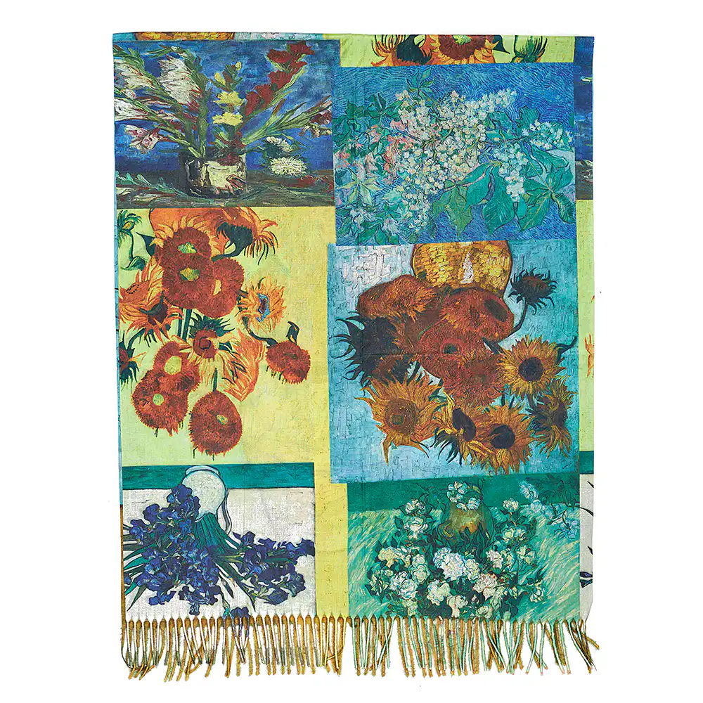 Sequoia Γυναικεία Πασμίνα -Van Gogh Sunflowers (1887)