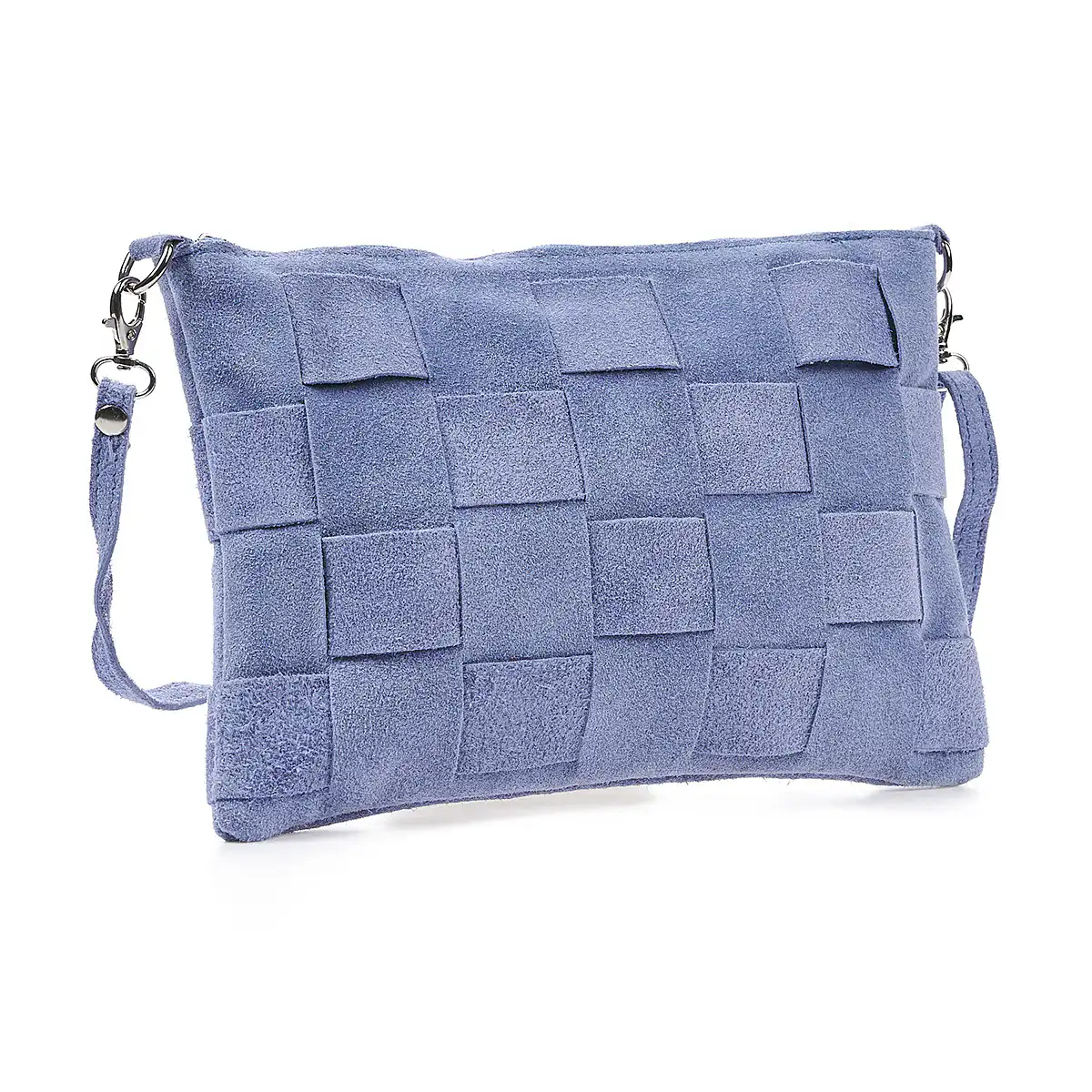 Sequoia Δερμάτινο σουέτ χιαστί τσαντάκι seq-16-1000 Μπλε
