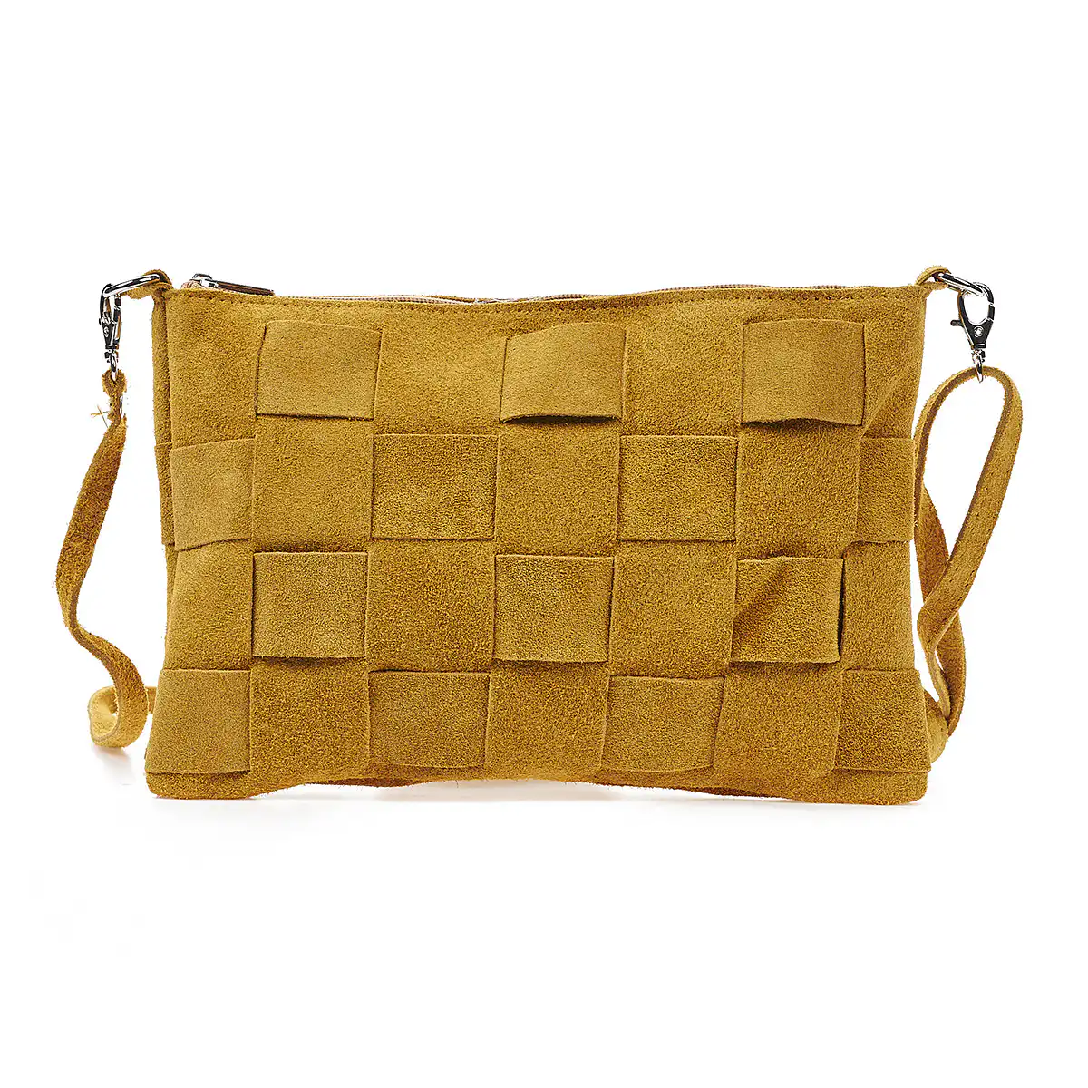 Sequoia Δερμάτινο σουέτ χιαστί τσαντάκι seq-16-1000 Μπλε